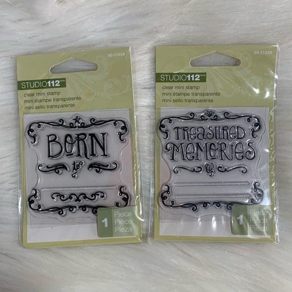 {3/$25} STAMPS clear cling NEW crafts scrapbook - Picture 5 of 6